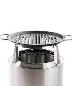 19.5" Fire Pit Cast Iron Grill Top + Hub - View 1