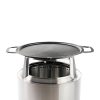 19.5" Fire Pit Cast Iron Griddle Top + Hub - View 1