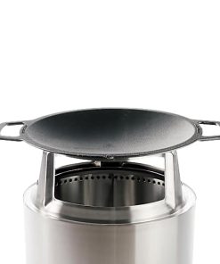 19.5" Fire Pit Cast Iron Wok Top + Hub - View 1