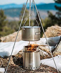 Campfire Camp Stove Cooking Bundle - View 2