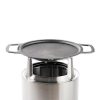 15" Fire Pit Cast Iron Griddle Top + Hub - View 1