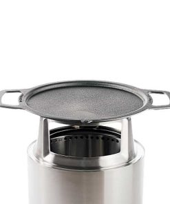 15" Fire Pit Cast Iron Griddle Top + Hub - View 1
