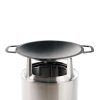 15" Fire Pit Cast Iron Wok Top + Hub - View 1