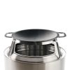 30" Fire Pit Cast Iron Wok Top + Hub - View 1