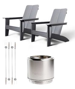 Bonfire 19.5" Fire Pit Deluxe Deck Bundle - Solo Stove