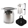 Bonfire 19.5" Fire Pit Flame and Feast Bundle - Solo Stove