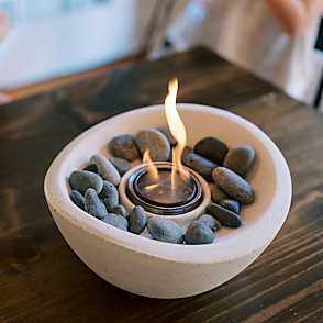 Wave Tabletop Fire Bowl - View 2
