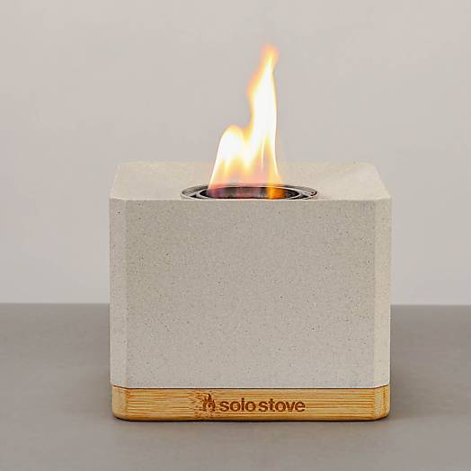 Cube Tabletop Fire Bowl - View 1