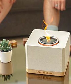 Cube Tabletop Fire Bowl - View 2