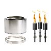 Yukon 27" Fire Pit + Torches Bundle - Solo Stove